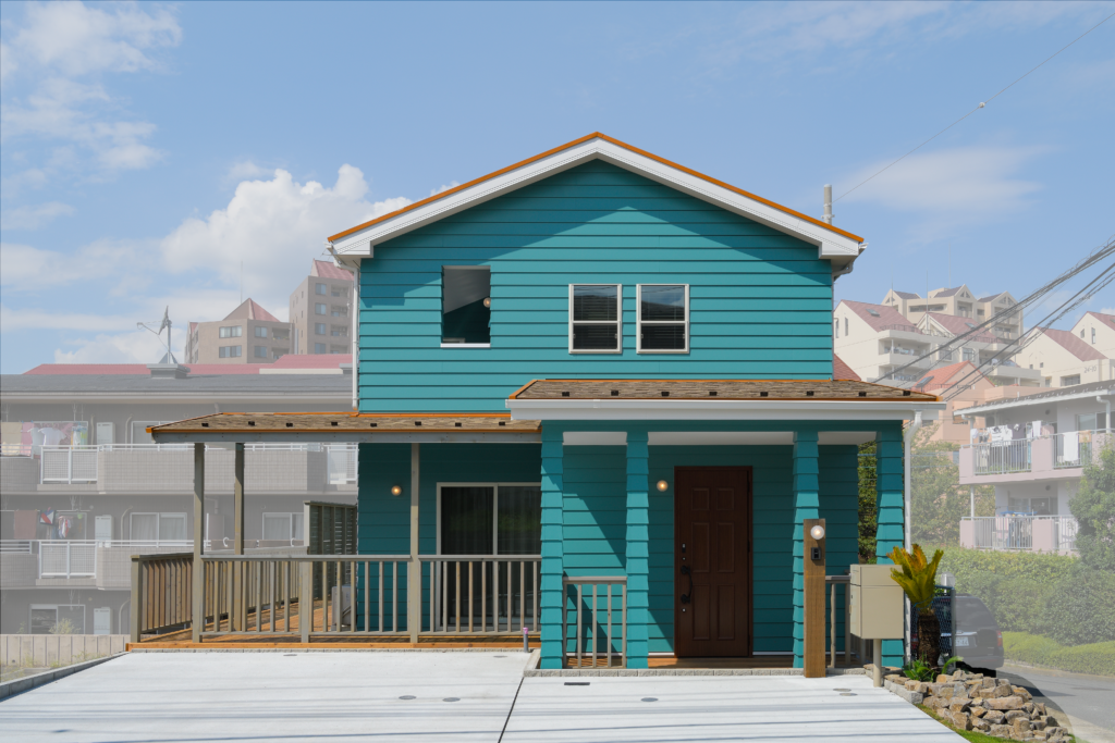丘の上の三角屋根の家 | 新築施工事例 | 横浜・川崎の木造注文住宅